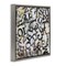 Stupell Industries Collaged Typography Letters Framed Floater Canvas Wall Art Design by Laura Gibson